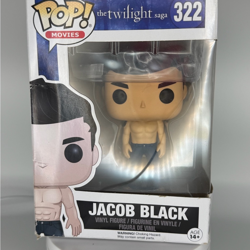 Funko Pop! Movies The Twilight Saga Jacob Black #322 Shirtless Figure - Vaulted